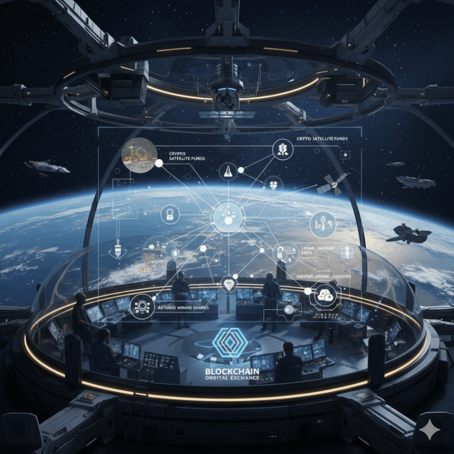 Blockchain in space economy