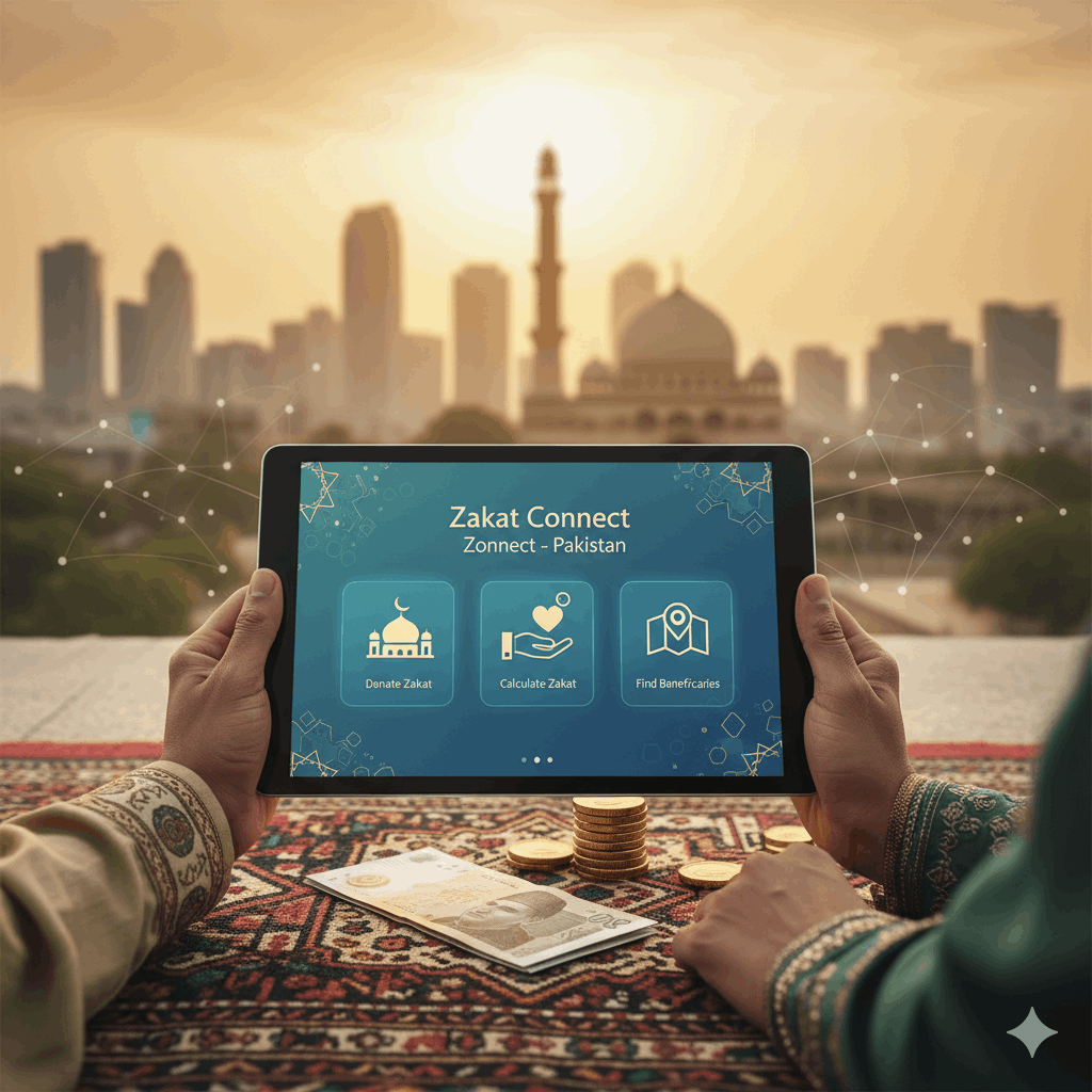 Zakat digital platforms Pakistan