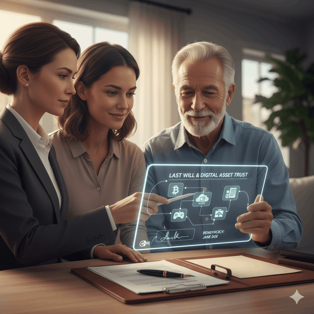 Digital asset inheritance