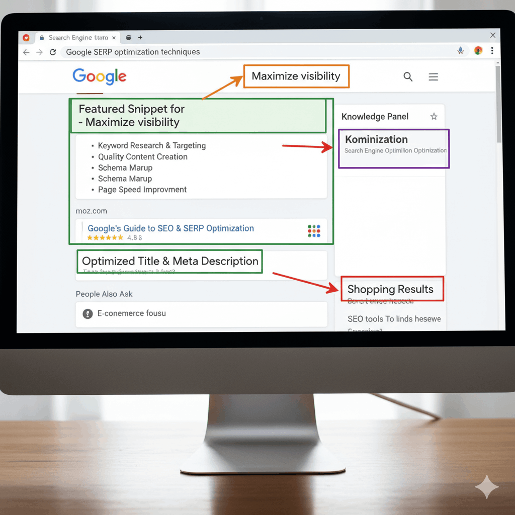 Google SERP optimization