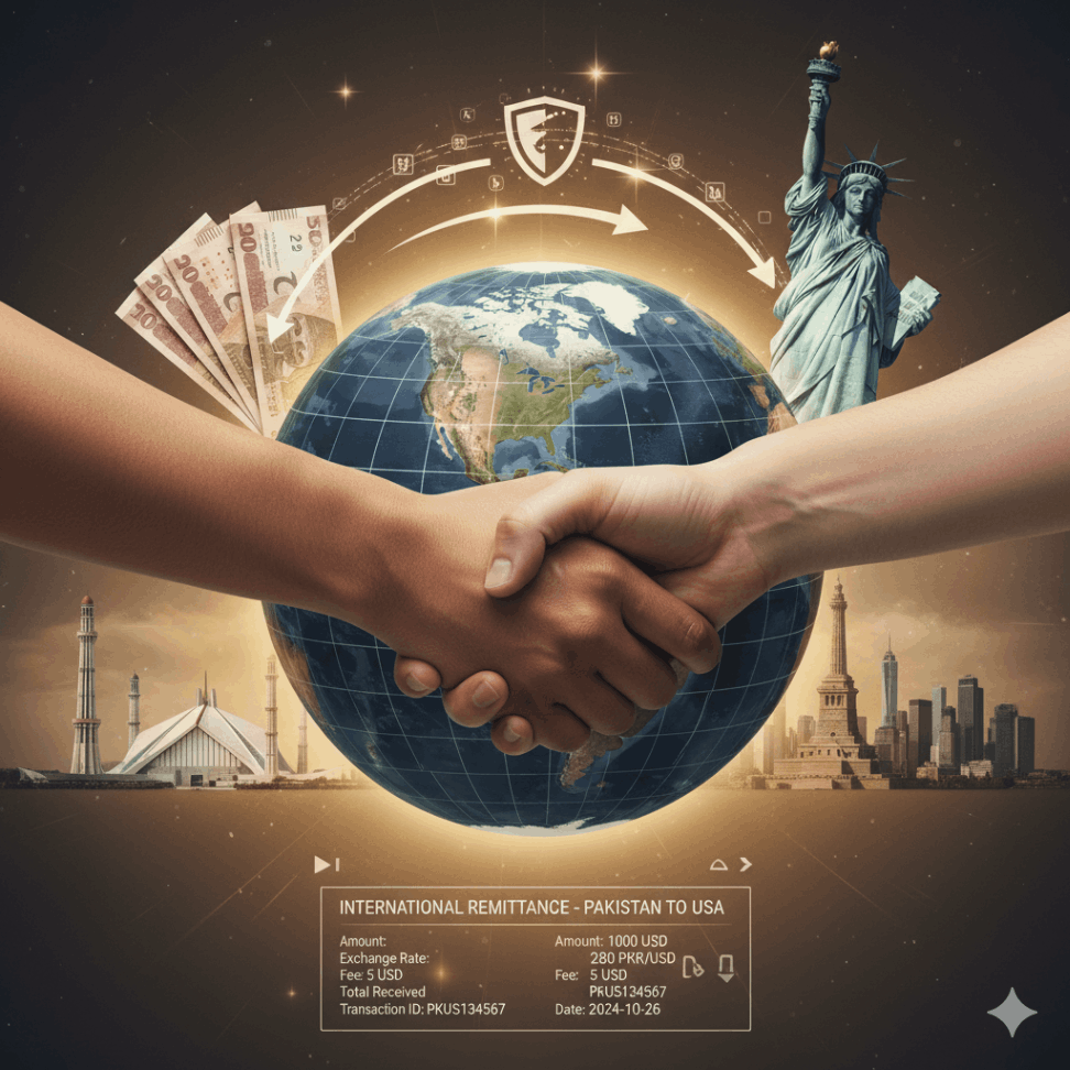 International remittance Pakistan to USA