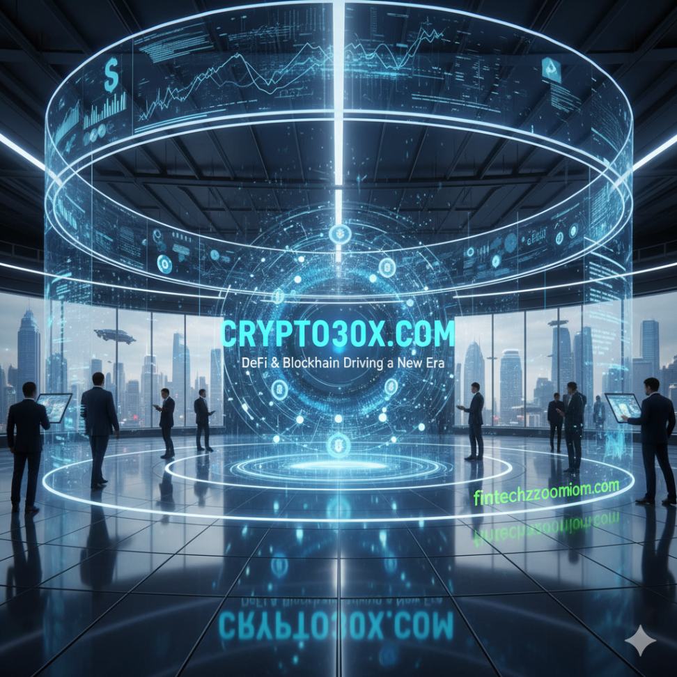 crypto30x defi blockchain platform dashboard showing market analysis and decentralized finance opportunities.